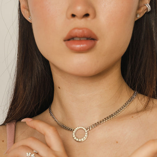 Archangel Choker™ in Sterling Silver BLOOMTINE | Earth Angel HQ