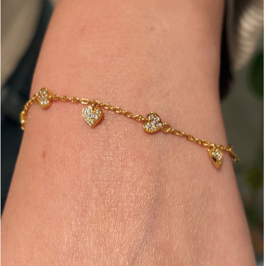 BLOOMTINE | Love Bracelet Gold