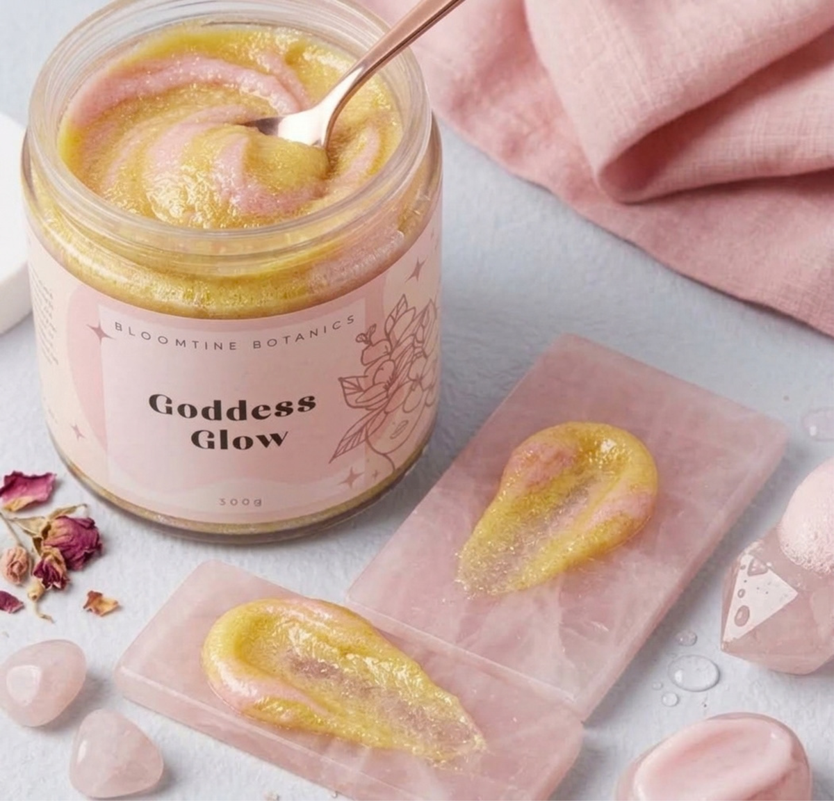 Luxurious Goddess Glow Foaming Scrub - Lavender Vanilla BLOOMTINE