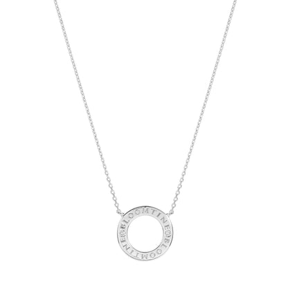 Mini Halo Wings™ Sterling Silver Diamond Angel Necklace image 8