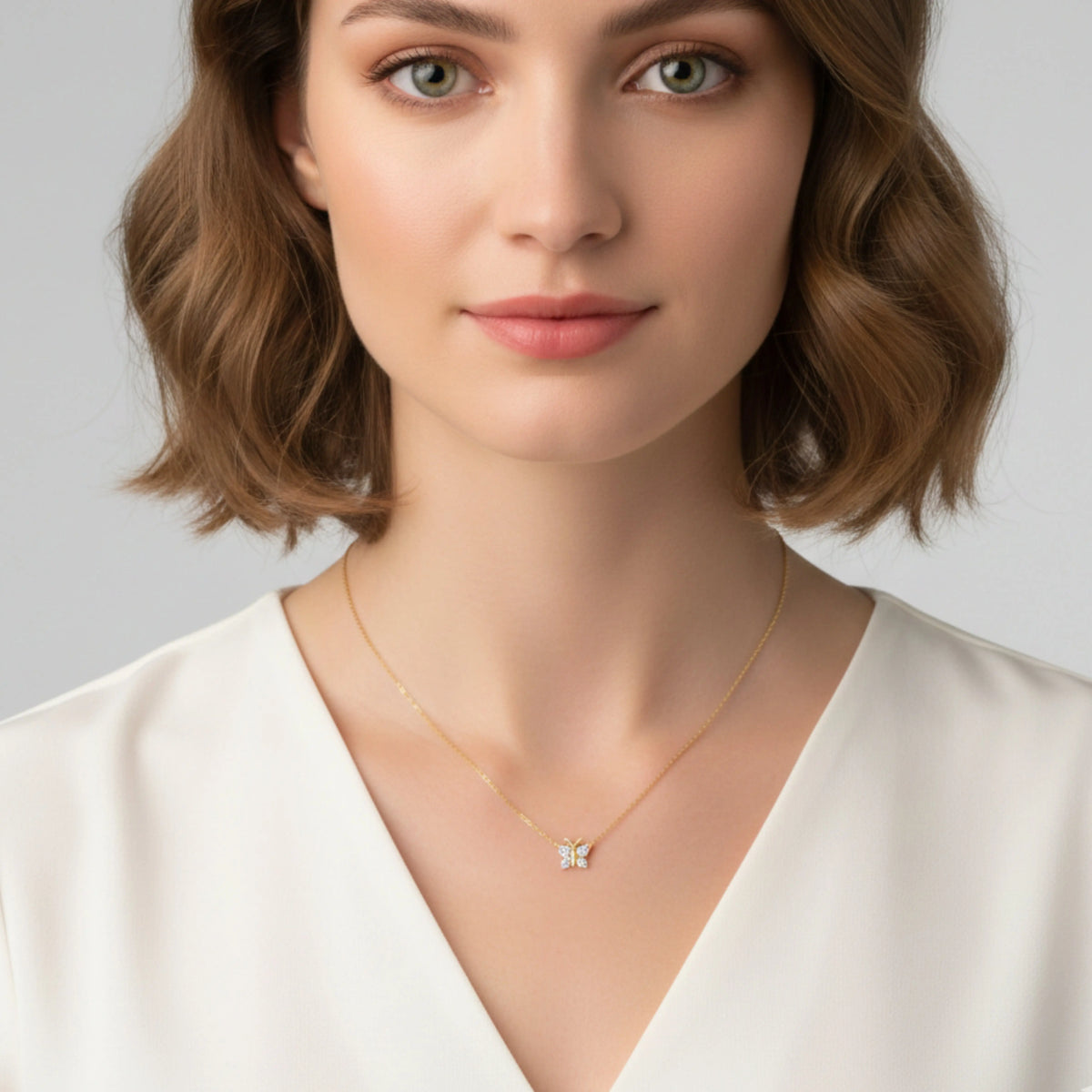 Enchanting Flutterfly™ Sterling Silver Butterfly Necklace BLOOMTINE | Earth Angel HQ