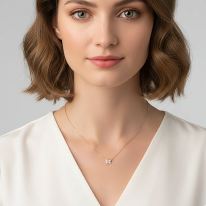 Enchanting Flutterfly™ Sterling Silver Butterfly Necklace BLOOMTINE | Earth Angel HQ