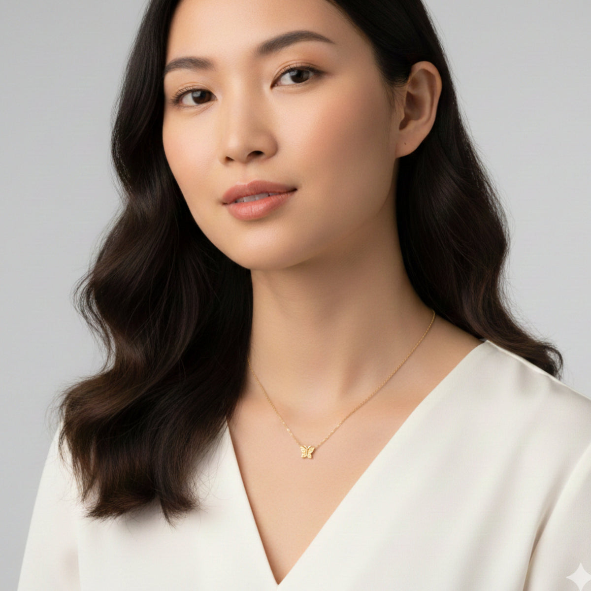 Enchanting Flutterfly™ Gold Vermeil Butterfly Necklace BLOOMTINE | Earth Angel HQ