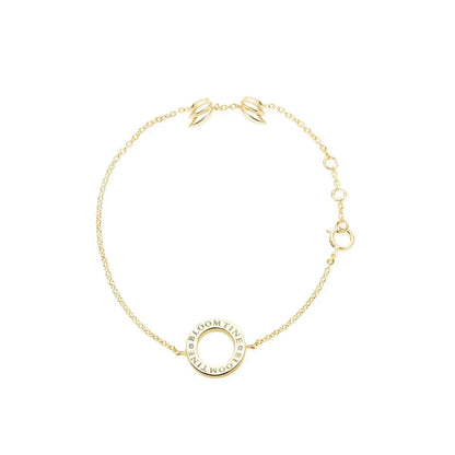 Mini Halo Wings™ Diamond Gold Vermeil Angel Bracelet image 3