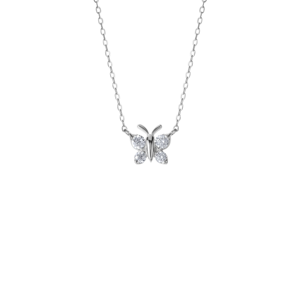 Enchanting Flutterfly™ Sterling Silver Butterfly Necklace BLOOMTINE | Earth Angel HQ