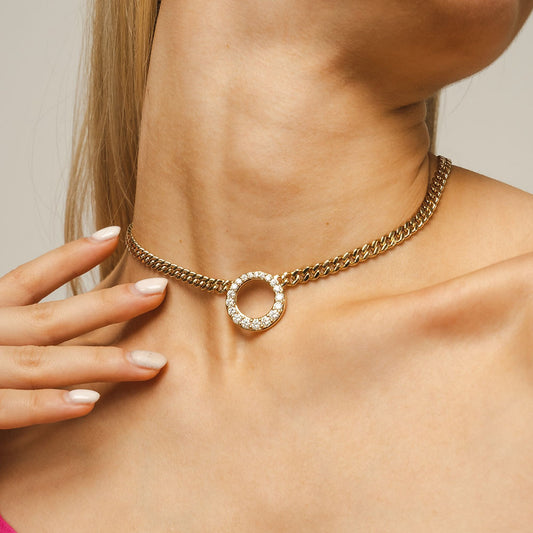Archangel Choker™ in Gold Vermeil BLOOMTINE | Earth Angel HQ