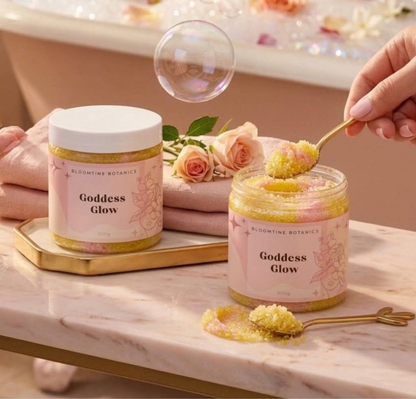Luxurious Goddess Glow Foaming Scrub - Lavender Vanilla BLOOMTINE