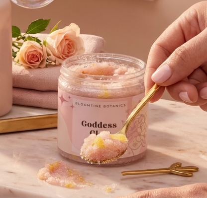Indulgent Goddess Glow Foaming Scrub - Coconut Vanilla BLOOMTINE