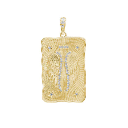 Angel Wing Gold Vermeil Talisman (Pendant Only)