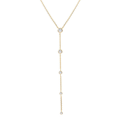 Illuminess™ Gold Vermeil Goddess Sparkle Lariat