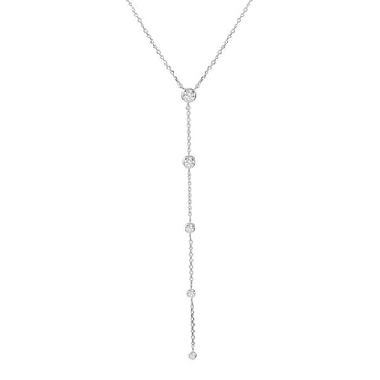 Illuminess™ Sterling Silver Goddess Sparkle Lariat
